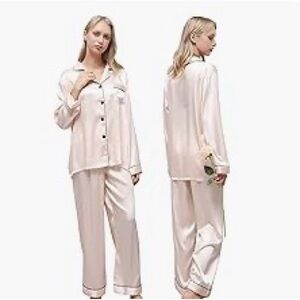 Two-piece Pajama Set, Women’s Large, Rosy Latte